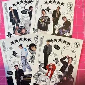 Stray kids 5star ootd mini posters